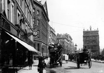 Calle Queen Victoria, Londres, c.1891